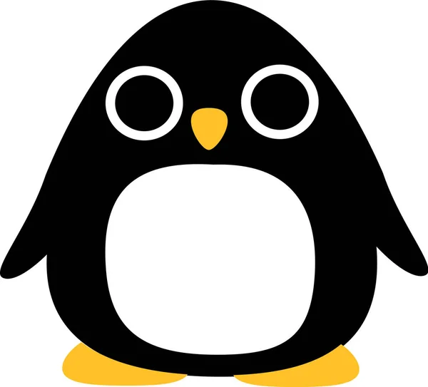 Drôle étrange pingouin — Image vectorielle