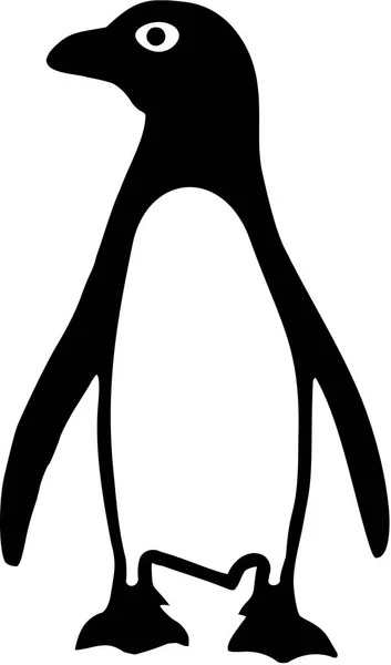 Penguin silhouette small — Stock Vector