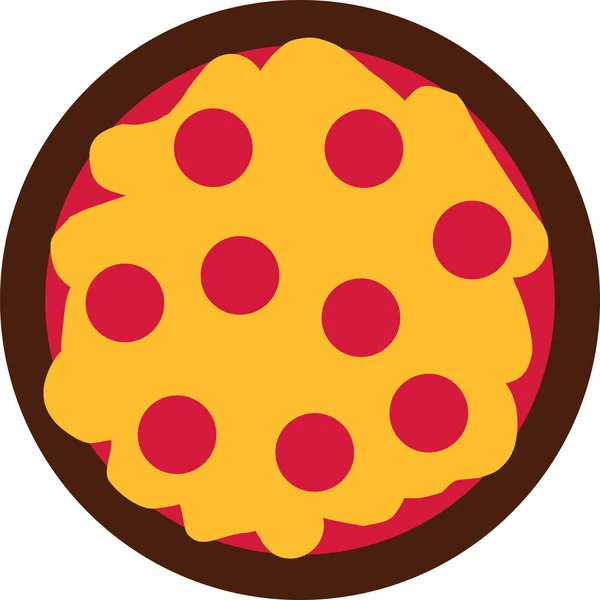 Итальянская икона пиццы — стоковый вектор