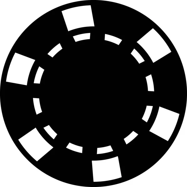 Poker hazardní čip — Stockový vektor