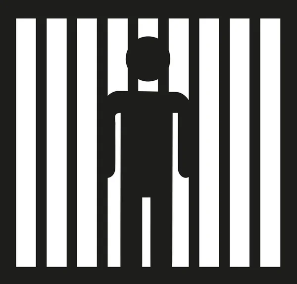 Vector ícone Prisioneiro — Vetor de Stock
