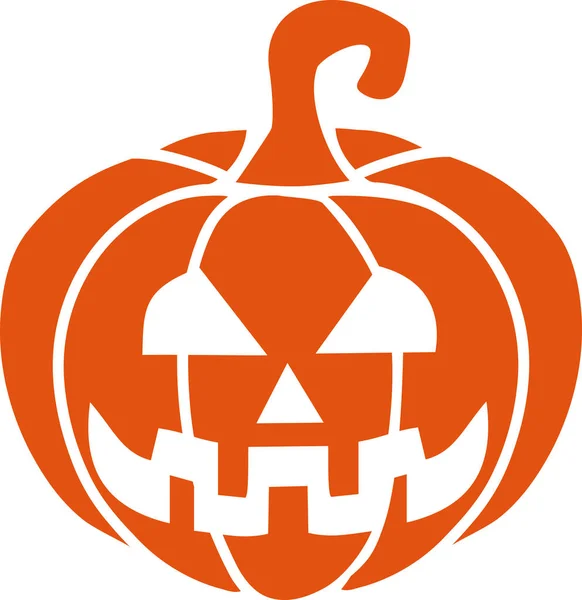 Pumpkin jack o linterna — Vector de stock