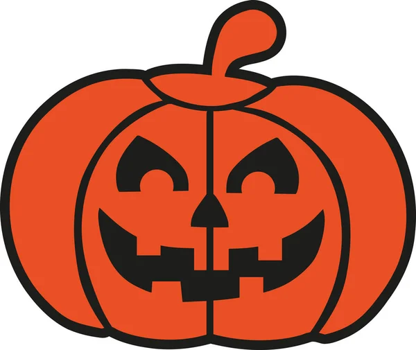Icona di zucca di Halloween — Vettoriale Stock