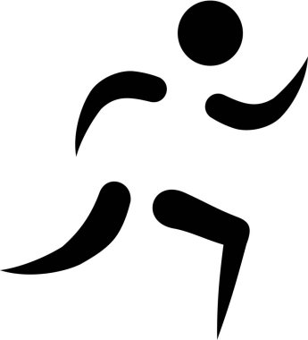 Runner simge vektör