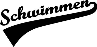 Schwimmen vector design