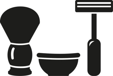 Tıraş ekipman fırça kase ve jilet