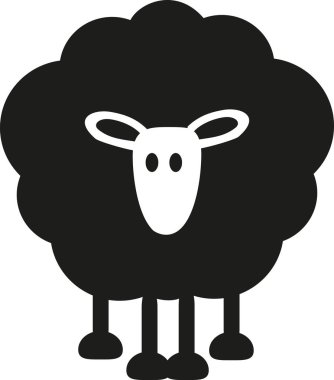 Şişman komik koyun