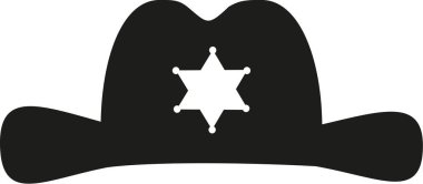 Yıldız simgesi ile Şerif şapka