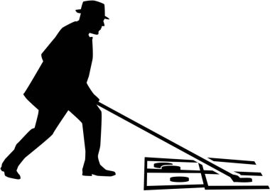 Shuffleboard oynayan adam