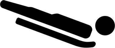 İskelet piktogram vektör