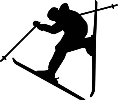 Kayak atlama vektör
