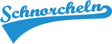 Almanca kelime retro şnorkel