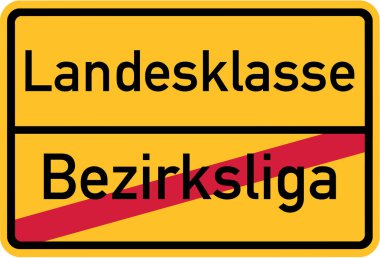 Promosyon bölgesel ligden - Alman köy işareti