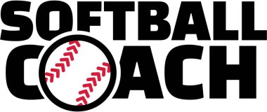Softball koçu vektör