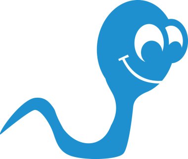 Karikatür sperm vektör