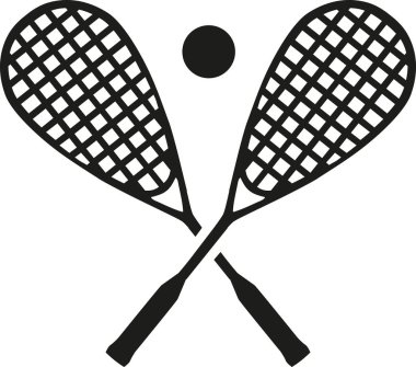 Squash raketleri ile Top