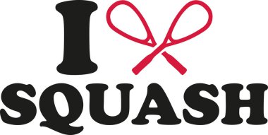 Squash raketleri ile seviyorum