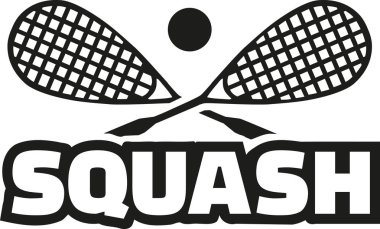 Squash word çapraz raketleri ile