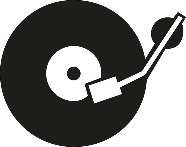 Record player icon — Stock Vector