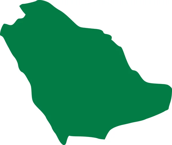 Saudi arabia carte — Image vectorielle