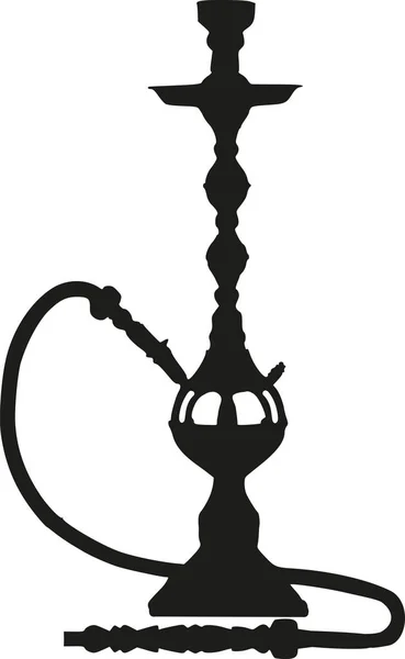 Vecteur silhouette narguilé — Image vectorielle