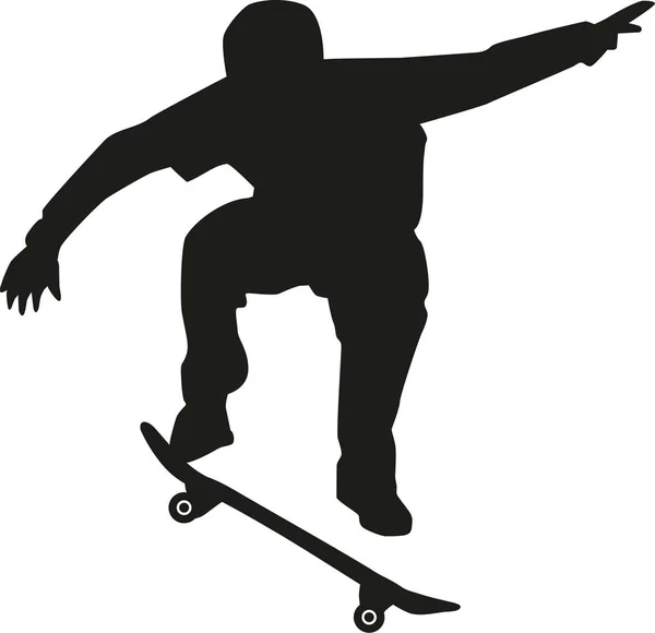 スケート ジャンプ ベクトル — ストックベクタ