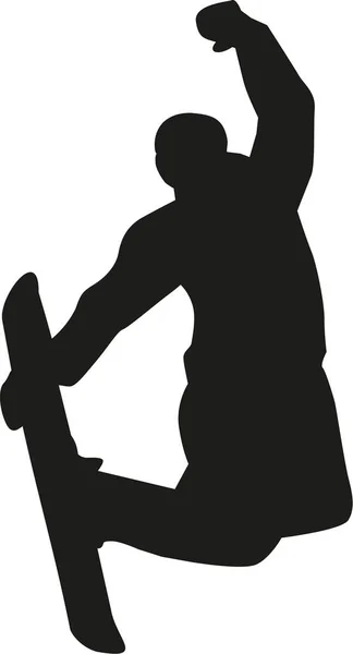 Snowboard freestyle vector —  Vetores de Stock