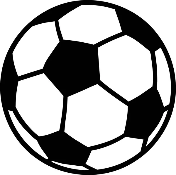 Vecteur de ballon de football — Image vectorielle