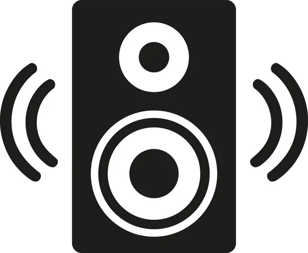 Haut-parleur boîte à musique — Image vectorielle