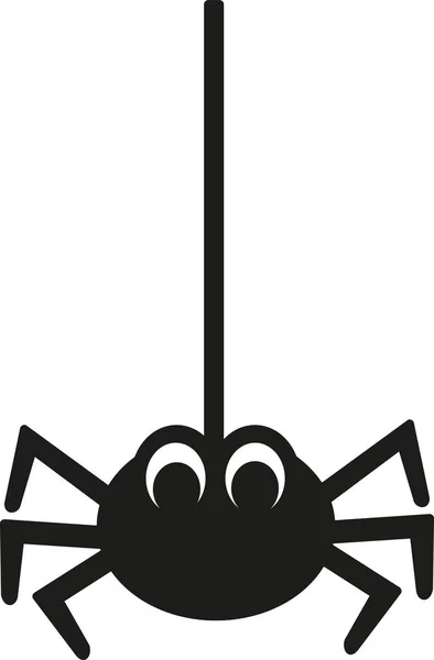 Симпатичная икона паука — стоковый вектор