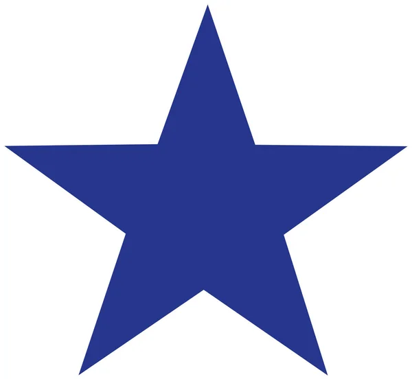 Blue vector star — Stock Vector