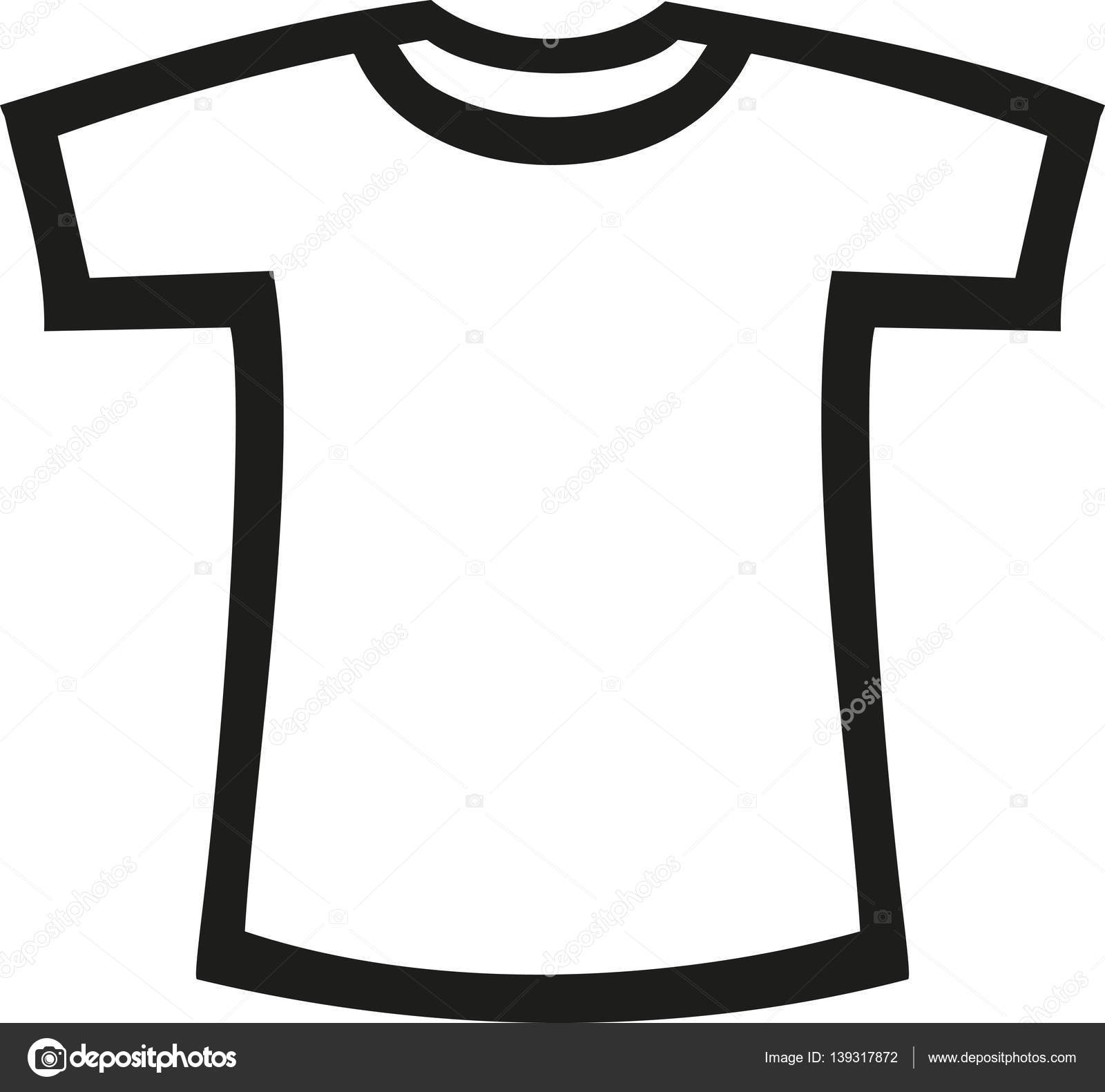 Download Outline T-Shirt vector — Stock Vector © miceking #139317872