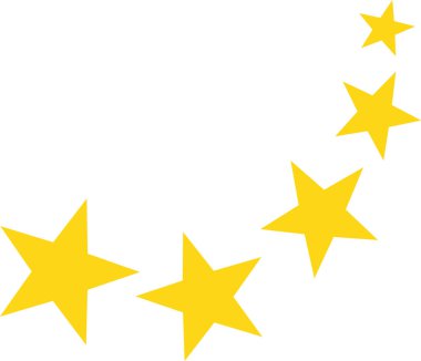 Sarı yıldız düşüyor