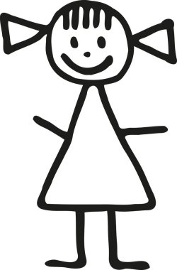 Çöp Adam çocuk kızı