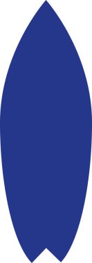 Mavi sörf tahtası vektör