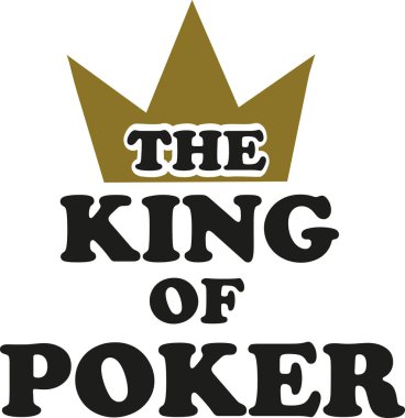 Poker Kral bir taç ile