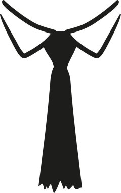 Kırpılan kravat ile gömlek