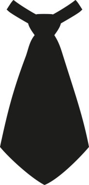 Geniş kravat vektör