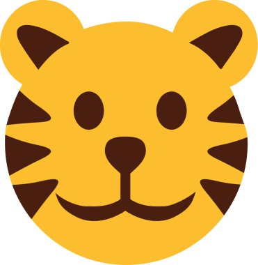 Çizgi film kaplan kafa