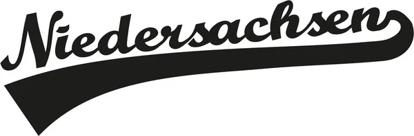 低いザクセンのドイツ語 — ストックベクタ