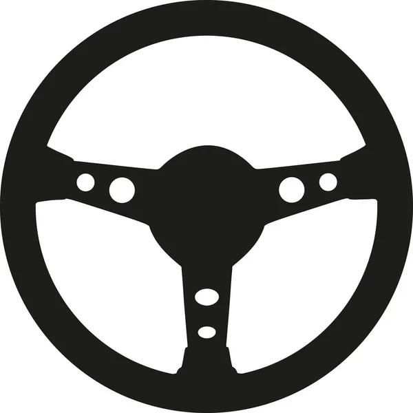 Гоночний рульове колесо — стоковий вектор