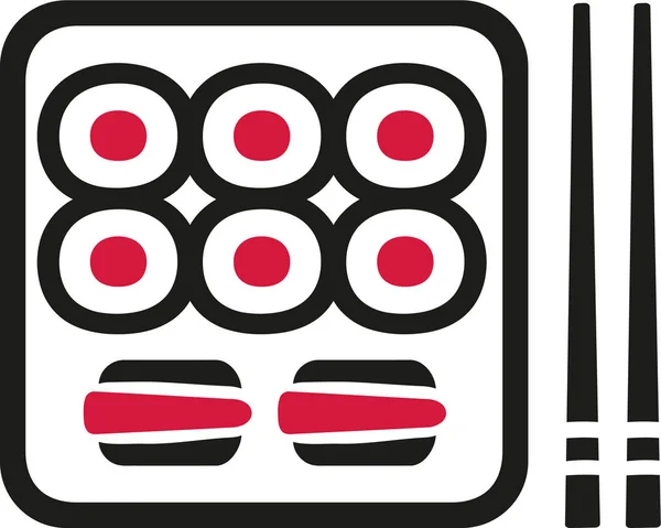 Sushi para ir a set — Archivo Imágenes Vectoriales