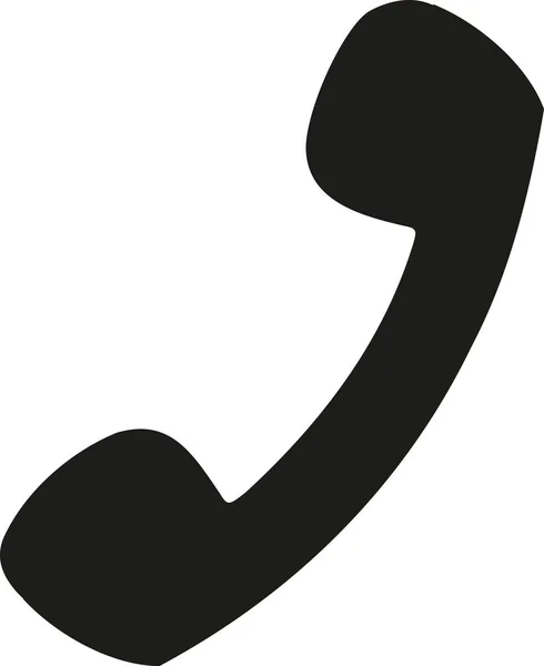 Telephone handset vector — Stock Vector