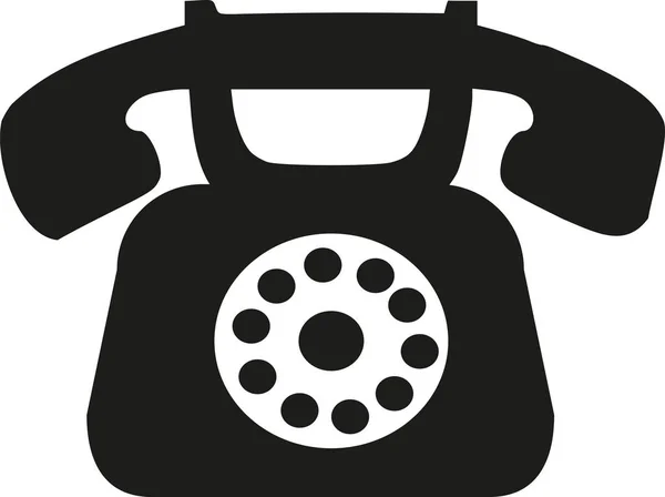 Retro Telephone icon — Stock Vector