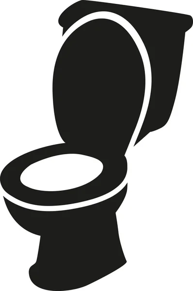 Туалет с баком — стоковый вектор