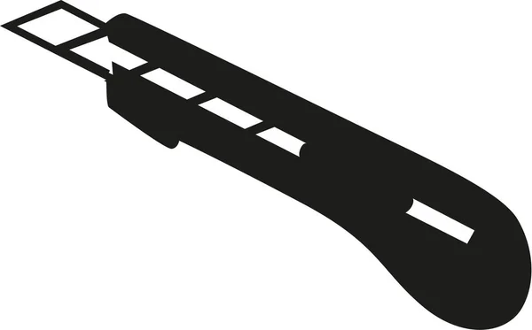 Cuchillo de corte vector — Vector de stock