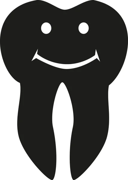 Lächelnder Zahnvektor — Stockvektor