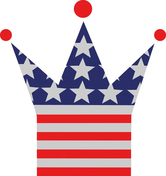 Vettore corona USA — Vettoriale Stock
