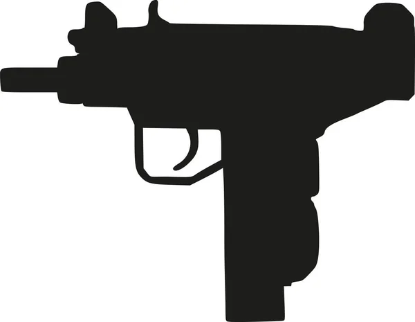 Pistola uzi vector —  Vetores de Stock