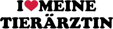 Benim kadın Veteriner seviyorum. Almanca.